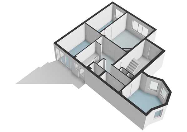 Floor plan - Henriëtte Ronnerstraat 1H, 1073 KM Amsterdam 